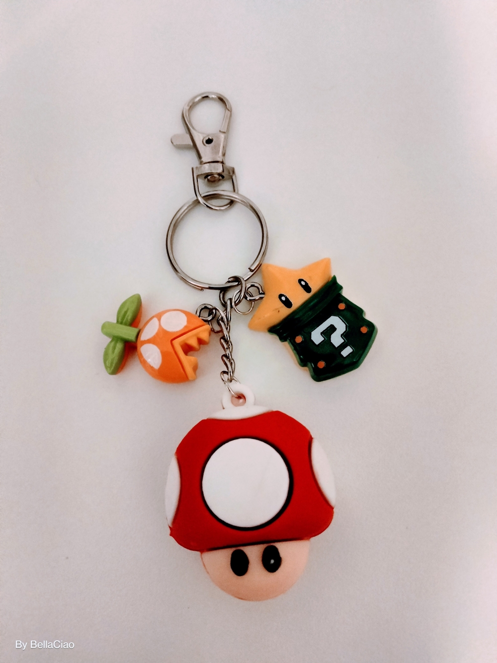 NEW Mushroom Head & Star/Flower Character Keychain